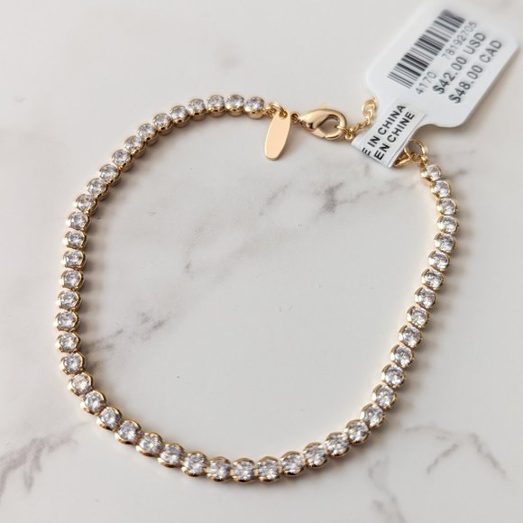 Anthropologie Jewelry - Anthropologie Tennis Bracelet